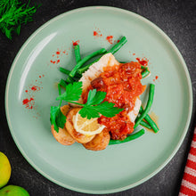 Load image into Gallery viewer, Mediterranean Baked Fish, Tomato, Caper &amp; Olives
